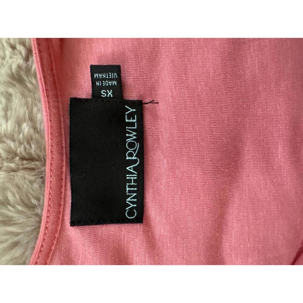 Cynthia Rowley Pink Cowl Neck Midi Dress Size XS - Picture 7 of 10